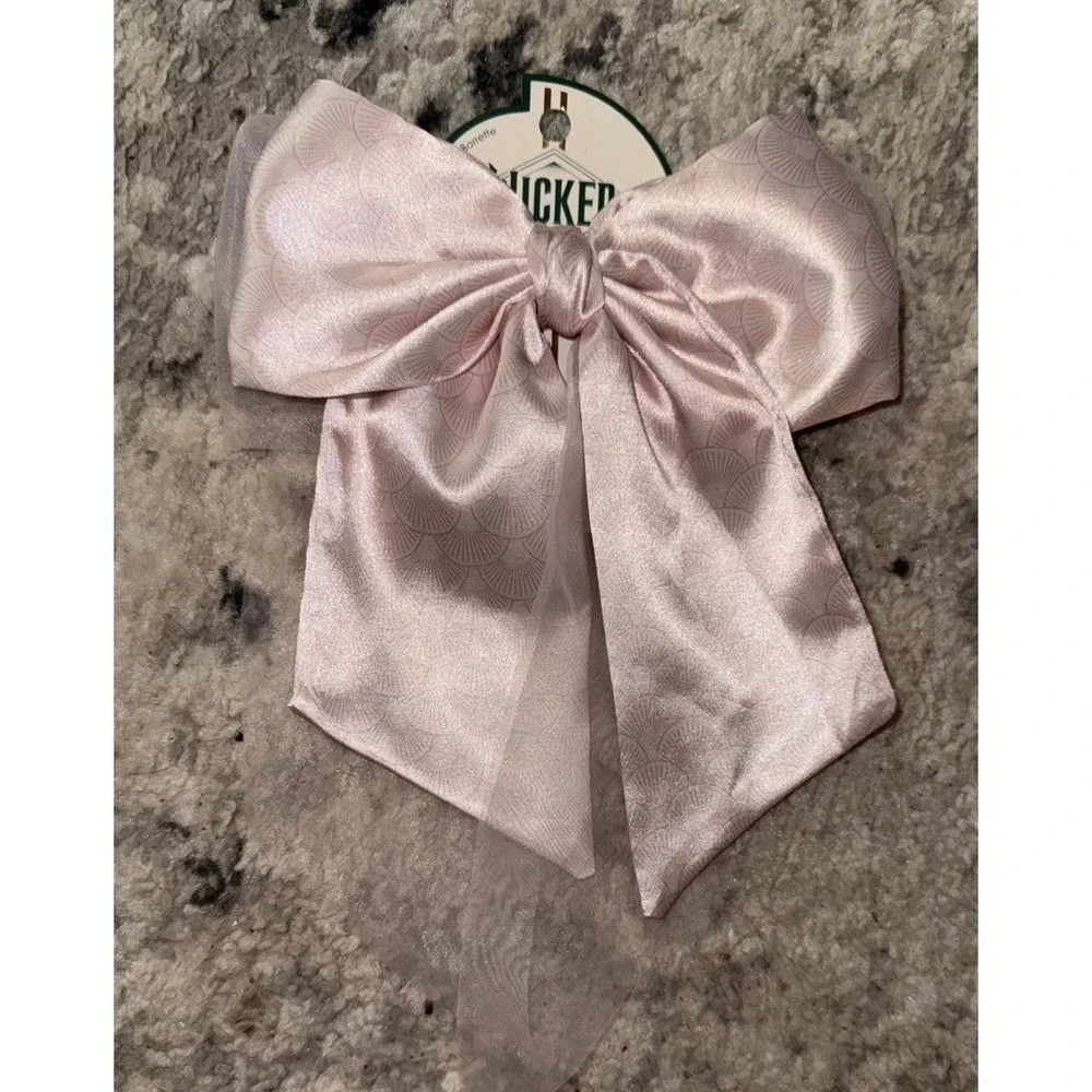 Wicked MOVIE 2024 Glinda Bow Barette  Pink Universal Scunci WICKED Limited New